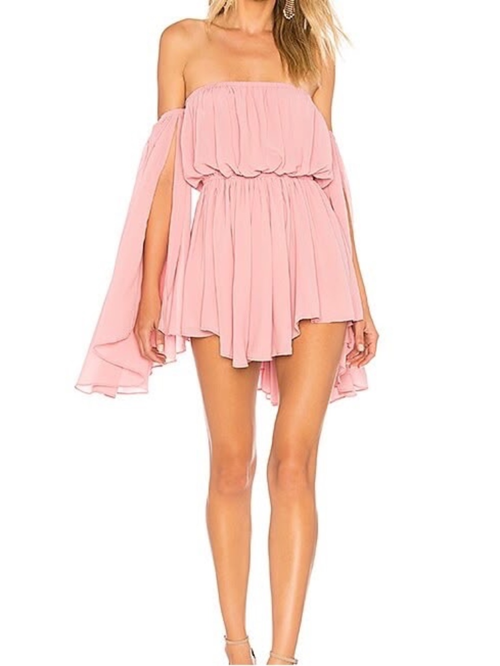 Michael Costello Malyck Mini Dress Pink Size XS